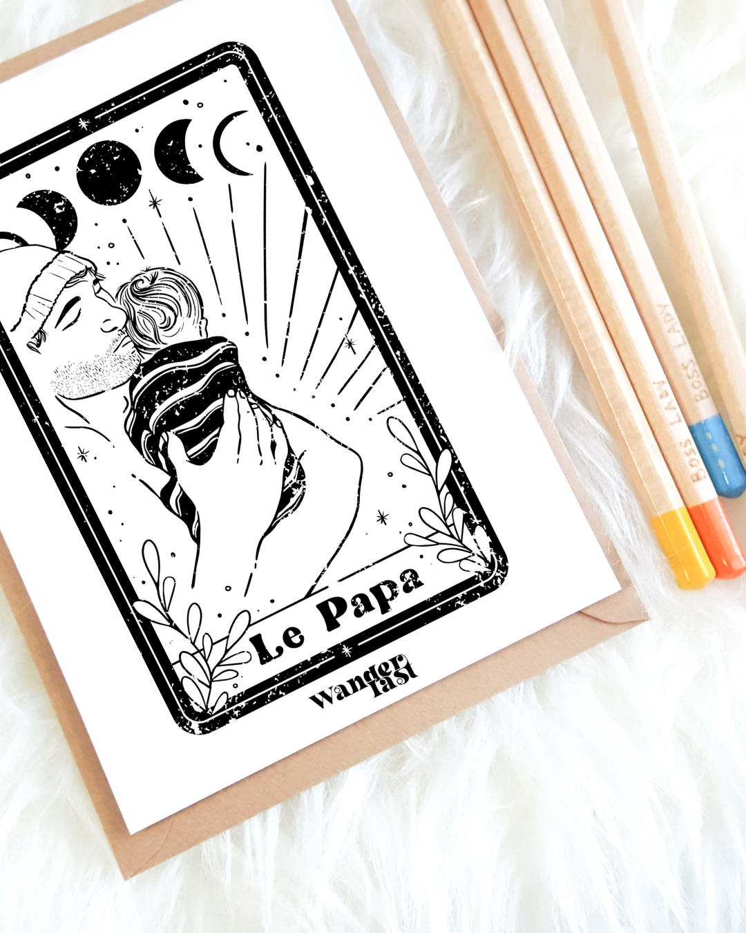 Dessin à colorier · Le Papa Wanderlast