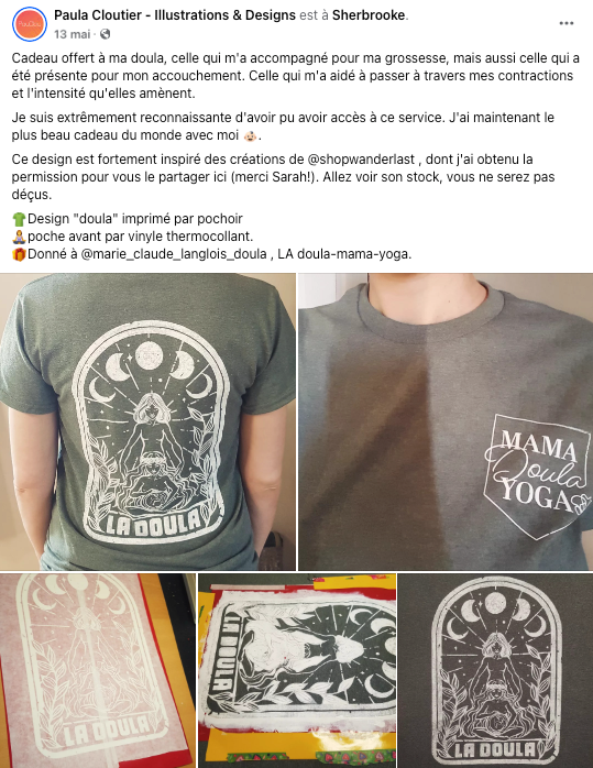 T-shirt oversized · LA DOULA