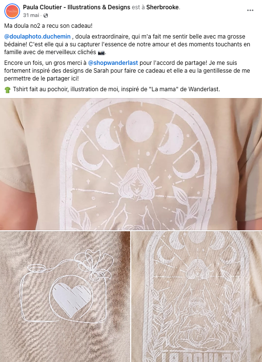 T-shirt oversized · LA DOULA