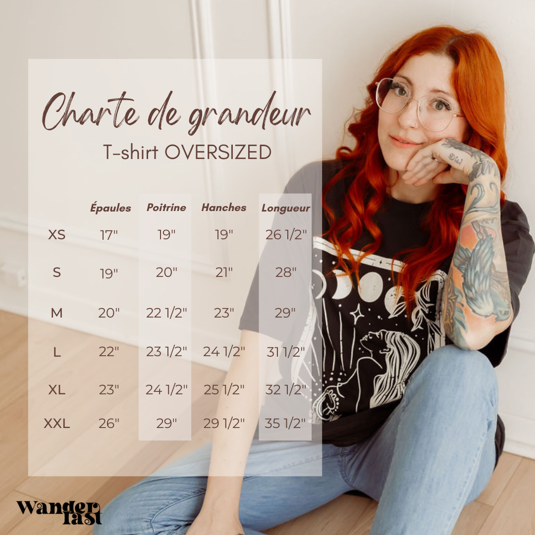 T-shirt Oversized · MAMAN LUNE