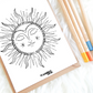 Dessin à colorier · Ensemble de 9 dessins