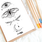 Dessin à colorier · Ensemble de 9 dessins