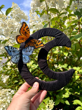 Cargar imagen en el visor de la galería, Lune zéro déchet papillons bleu et orange
